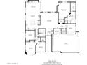 Detailed floorplan showcases spacious layout with bedrooms, bathrooms, living spaces, and garage at 6343 E Odessa St, Mesa, AZ 85215