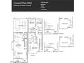 Detailed floor plan showcasing the layout of the two-story home with bedrooms, baths, and garage at 3315 S Lotus St, Mesa, AZ 85212