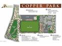 Community map featuring kid zone, dog park, game zone, large green, walking loop, and entry courtyard at 18227 W Daley Ln, Surprise, AZ 85387