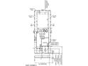 Detailed home plan showcasing outdoor living space, driveways, and property setbacks at 16807 W Hope Dr, Surprise, AZ 85388