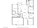 Detailed floor plan showcasing the layout of the home, including bedrooms, bathrooms, kitchen, and living areas at 3348 E Sequoia Dr, Phoenix, AZ 85050