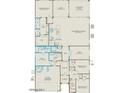 Detailed floor plan showcases open-concept layout, owner's suite, gathering room, and two-car garage at 17656 W Rancho Dr, Litchfield Park, AZ 85340