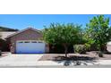 Charming home featuring a well-maintained front yard, mature trees, and an attached two-car garage at 20630 N 42Nd Ave, Glendale, AZ 85308