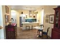 Bright eat-in kitchen featuring stainless steel appliances and modern lighting at 3131 N Central Ave # 3001, Phoenix, AZ 85012