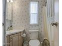 Bathroom features a clean, coordinated design and a bright window with nice natural light at 7750 E Broadway Rd # 294, Mesa, AZ 85208
