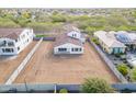 Aerial view of backyard showing an empty lot ready to be landscaped for a beautiful outdoor living space at 12698 N 153Rd Ave, Surprise, AZ 85379