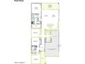 Detailed floor plan showcasing the layout of this single-story home's living spaces at 2299 E Foremaster Rd, San Tan Valley, AZ 85140