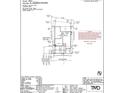 Site plan shows lot lines and building setbacks in the A-Desert Prairie Left layout at 39801 N Trajen Pl, San Tan Valley, AZ 85140