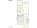 Detailed floor plan showcasing the layout of the home, including bedrooms, bathrooms, kitchen, and living spaces at 2152 E Mill Rd, San Tan Valley, AZ 85140