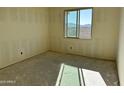 New bedroom is spacious with natural light and a large window view of the mountain at 5639 W Summerside Rd, Laveen, AZ 85339