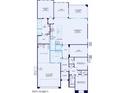 Detailed floor plan showcasing the layout of this home, including the owner's suite and den at 13757 W Forest Pleasant Pl, Peoria, AZ 85383