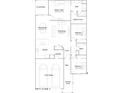 Detailed floor plan showcasing the layout, including bedrooms, bathrooms, kitchen, and living spaces at 24886 N 167Th Dr, Surprise, AZ 85387