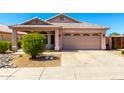Inviting exterior showcases a well-manicured lawn and attached two-car garage at 18850 N 16Th Pl, Phoenix, AZ 85024