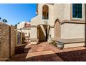 Covered entrance with stone paver walk up at 448 E Wescott Dr, Phoenix, AZ 85024