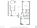 Floor plan showing layout of living room, kitchen, bedrooms, bathrooms, and other rooms at 5032 N 78Th St, Scottsdale, AZ 85250
