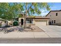 Inviting single-story home with a well-maintained front yard and two-car garage at 2994 E Sports Ct, Gilbert, AZ 85298