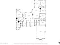 Detailed floor plan showcasing layout including the primary bedroom, living spaces, kitchen, garage, and bathrooms at 11319 E Elmhurst Dr, Chandler, AZ 85249