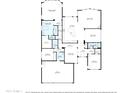 Detailed floor plan showcasing layout of the home, including bedrooms, bathrooms, kitchen, and living spaces at 7201 E Sandia Cir, Mesa, AZ 85207