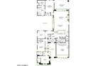 Detailed floor plan showcasing the layout, dimensions, and flow of the home's interior spaces and outdoor courtyard at 12328 E Black Rock Rd, Scottsdale, AZ 85255