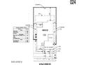 Detailed site plan showcasing property lines, dimensions, and the home's location on the lot at 17633 W Palo Verde Dr, Litchfield Park, AZ 85340