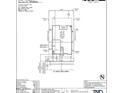 Site plan showing the layout of the house on a lot at 17820 W Medlock Dr, Litchfield Park, AZ 85340