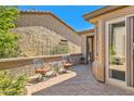 Private outdoor courtyard with stylish seating and a serene, intimate atmosphere at 13055 W Cliffrose Rd, Peoria, AZ 85383