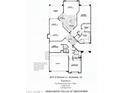 Detailed floorplan showcasing a layout with two bedrooms, two baths, den, Gathering room, and spacious kitchen at 8241 E Mohawk Ln, Scottsdale, AZ 85255