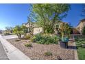 Charming single-story home with a well-manicured lawn and a two-car garage, offering great curb appeal at 1280 W Blue Ridge Dr, San Tan Valley, AZ 85140