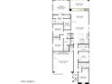 Detailed floorplan showcasing the layout of the home, including bedrooms, bathrooms, and living spaces at 17966 W Long Lake Rd, Goodyear, AZ 85338