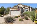 Charming home exterior featuring well-maintained desert landscaping with mature cacti at 4308 E Smokehouse Trl, Cave Creek, AZ 85331