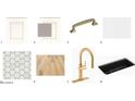 Selection of interior materials, including flooring, kitchen cabinet hardware and countertop materials at 11300 N Casa Dega Dr # 1044, Surprise, AZ 85388