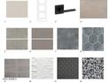 Selection of interior finishings includes tiles, hardware, flooring and paint samples at 23656 N 123Rd St # 240, Scottsdale, AZ 85255