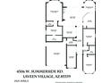 Detailed floorplan of home at 4306 W. Summerside Rd., Laveen Village, AZ 85339, including measurements of each room at 4306 W Summerside Rd, Laveen, AZ 85339