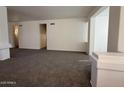 Living room featuring carpet flooring, neutral paint and abundant light at 18563 N 116Th Dr, Surprise, AZ 85378