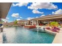 Gorgeous pool and patio area, ideal for summer fun and outdoor enjoyment at 22867 E Via Las Brisas --, Queen Creek, AZ 85142