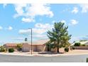 Corner lot showcasing a well-maintained single-story home with a tiled roof and desert-friendly landscaping at 1245 E Waterview Pl, Chandler, AZ 85249