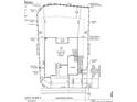 Detailed site plan showing a house's layout with property lines, driveway and a future pool at 18921 E Ashridge Dr, Queen Creek, AZ 85142