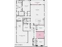 Detailed floor plan showcasing the layout with a 3-car tandem garage, main suite, and open-concept living at 14182 W Sand Hills Rd, Surprise, AZ 85387