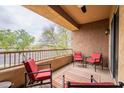 Inviting balcony with outdoor seating that offers a relaxing outdoor retreat at 250 W Queen Creek Rd # 206, Chandler, AZ 85248