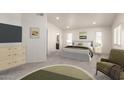 Spacious main bedroom with neutral tones, plush carpet, and en-suite bathroom access at 1920 E Belmont Dr, Tempe, AZ 85284
