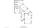 Here's a floorplan of the property showcasing the layout of the primary bedroom, living room, kitchen, office, and garage at 10461 W Hutton Dr, Sun City, AZ 85351