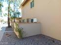 Exterior view of home featuring private patio area and gravel landscaping at 14636 N Yerba Buena Way # B, Fountain Hills, AZ 85268