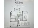 Floor plan showcases an open layout with two bedrooms/dens, a living room, and a Primary suite at 20121 N 76Th St # 2064, Scottsdale, AZ 85255