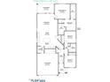 Detailed floor plan showcasing the layout of this home's living spaces at 25314 N 133Rd Ave, Peoria, AZ 85383