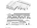 Rendering of a charming home design showing garage, front and back elevations, and roof details at 28668 N 151St Ave, Surprise, AZ 85387