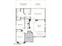 Second floor plan with Primary bedroom, open staircase, and three additional bedrooms at 4415 E High Point Dr, Cave Creek, AZ 85331