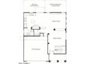 First floor plan showing layout for the living area, kitchen, dining room, and garage at 4415 E High Point Dr, Cave Creek, AZ 85331
