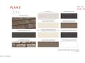 Color and material selections for the new home, featuring stucco, wood trim, metal roofing and brick veneer at 2457 W Rowel Rd, Phoenix, AZ 85085