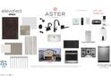 An array of modern design selection including finishes and appliances at 2459 W Rowel Rd, Phoenix, AZ 85085
