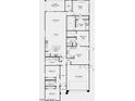 Detailed floor plan showcasing the layout of the home, including the bedrooms, bathrooms, kitchen, and living spaces at 17153 W Sweet Iron Pass, Surprise, AZ 85387